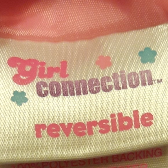 Girl Connection Reversible Pink Vest Jacket Medium - Picture 7 of 9